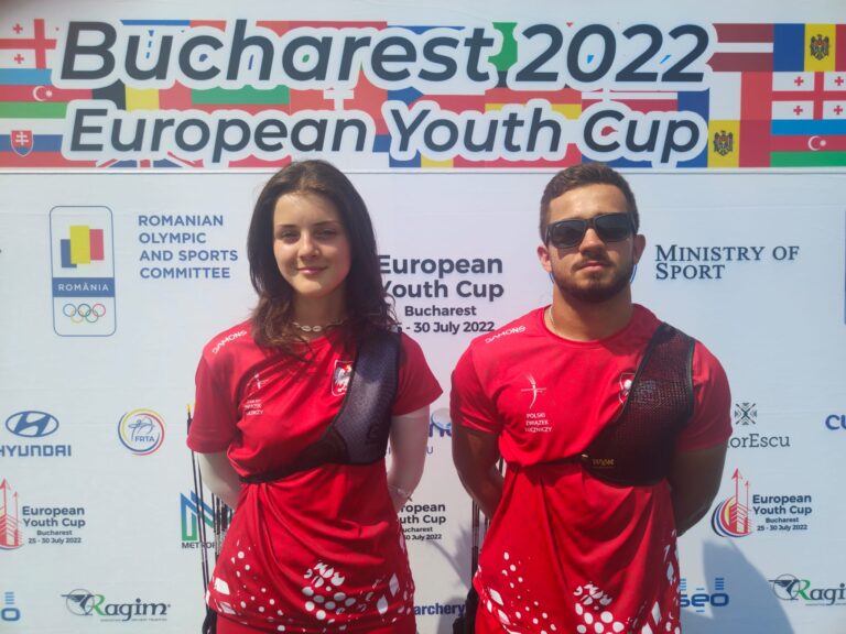 Polski mikst w składzie Knopek Amelia, Bąk Jakub w finale Pucharu Europy Juniorów w Bukareszcie￼